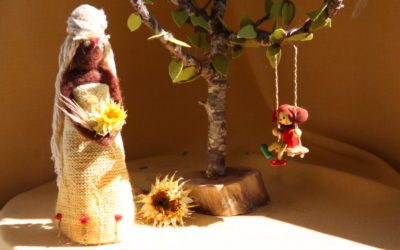 La table des saisons et les contes sur table
