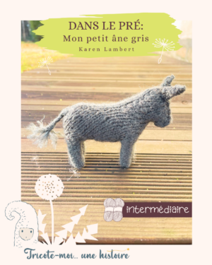 Couverture tuto tricot "dans le pré: mon petit âne"
