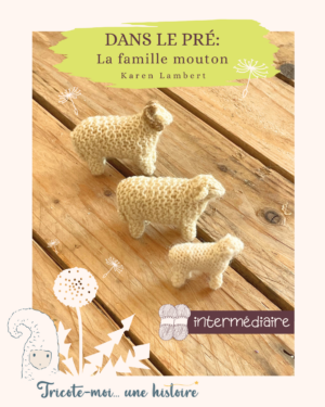 Couverture tuto tricot "famille mouton"