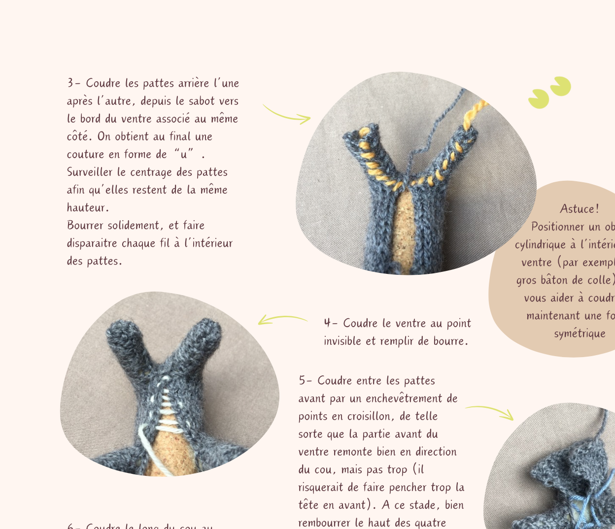 Tuto tricot "Dans le pré: Mon petit âne" – Image 5